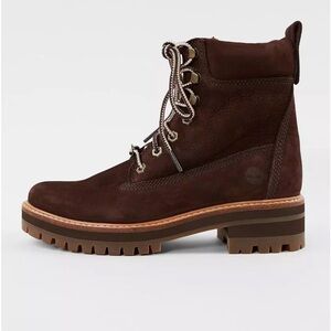 Timberland Women's Lace Up Boots - Dark Brown